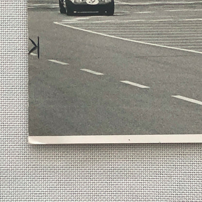 Vintage 1967 Ford GT40 and Lola T70 Racing Photo Photograph Norisring Circuit 