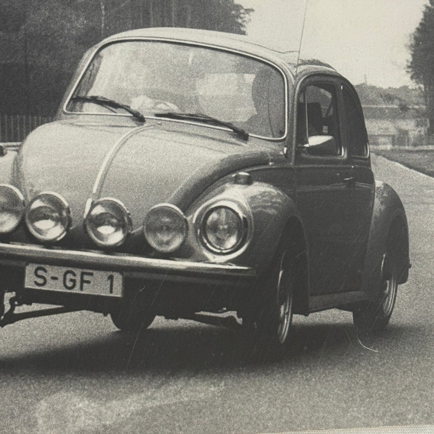 Vintage Volkswagen Beetle VW Bug Photo Photograph Custom Etzold
