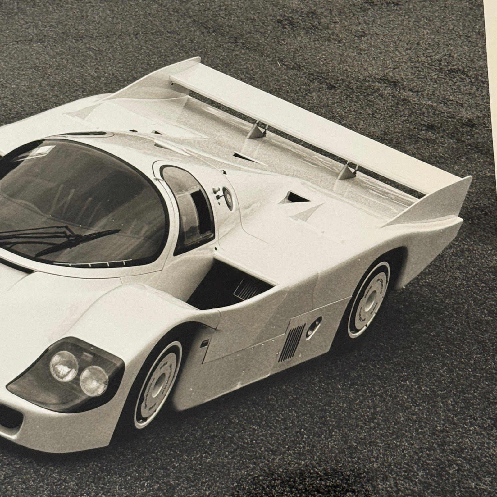 Vintage Porsche 956 Racing Car Photo Photograph Print Race Car