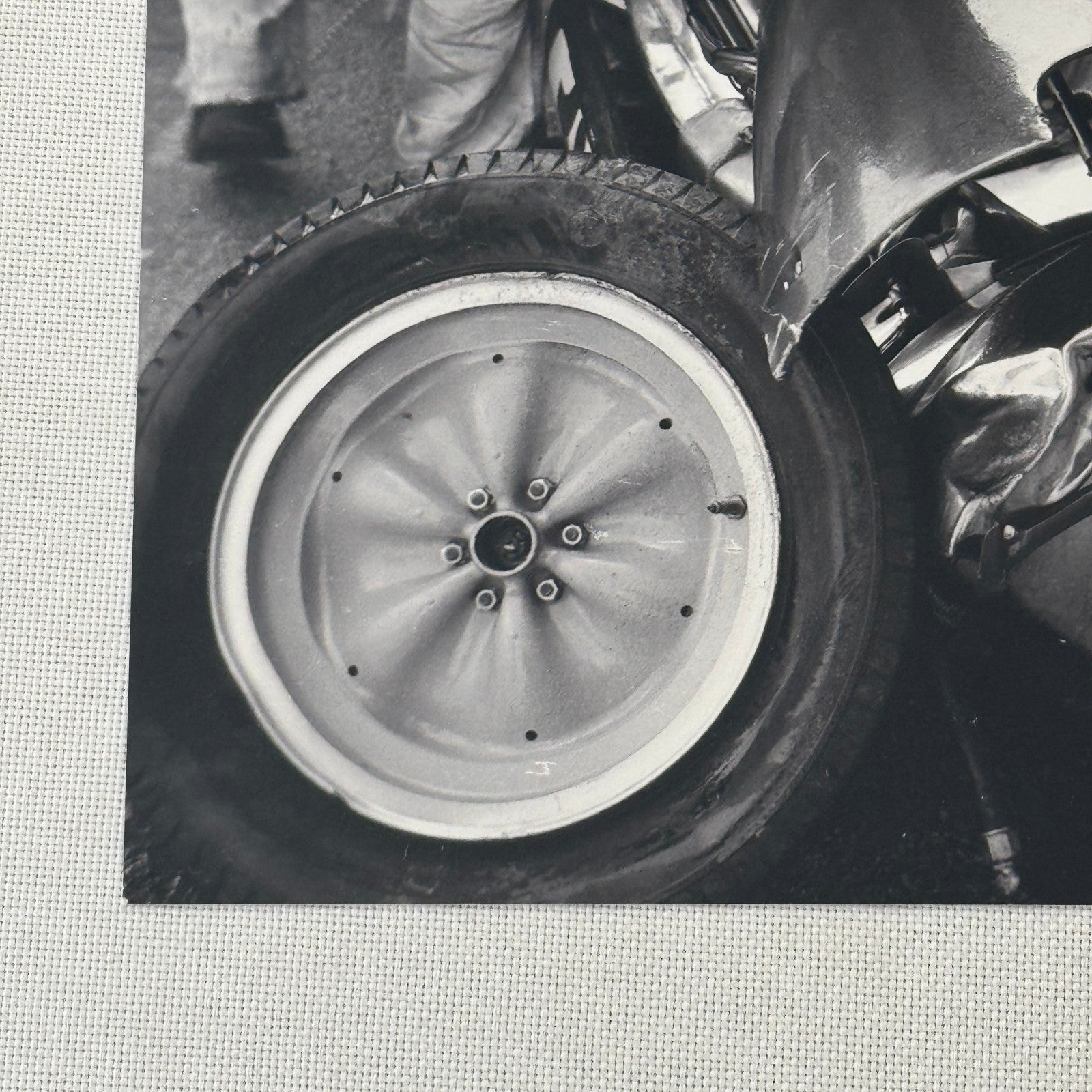 1961 Monaco Grand Prix Innes Ireland Lotus Car Crash Photo Photograph Modern