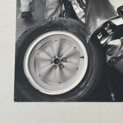 1961 Monaco Grand Prix Innes Ireland Lotus Car Crash Photo Photograph Modern