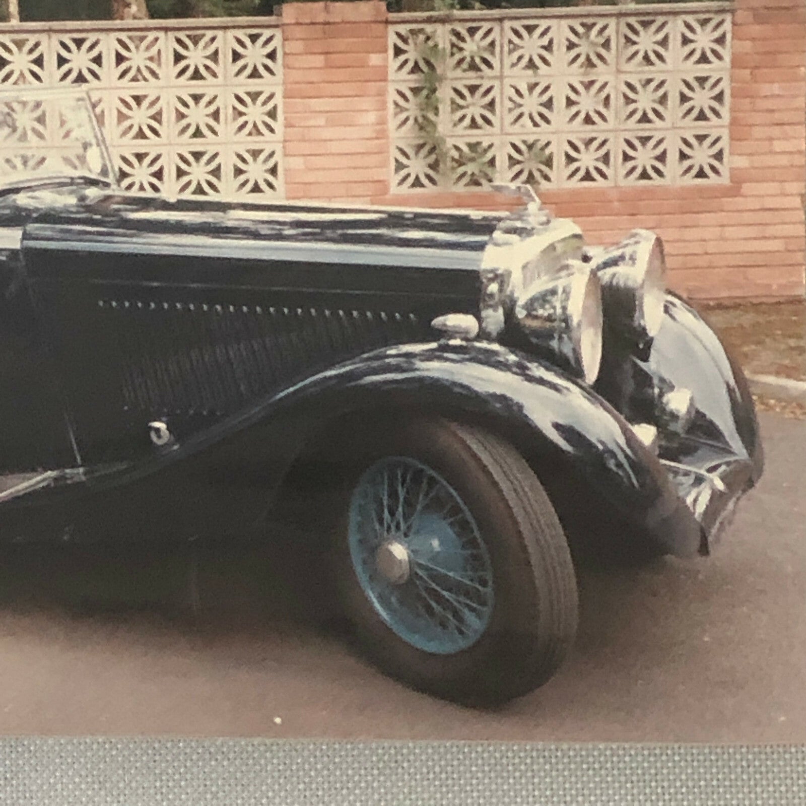 Vintage 3 1/2 Litre Bentley Car By Park Ward Coachbuilder Photo Photograph Print