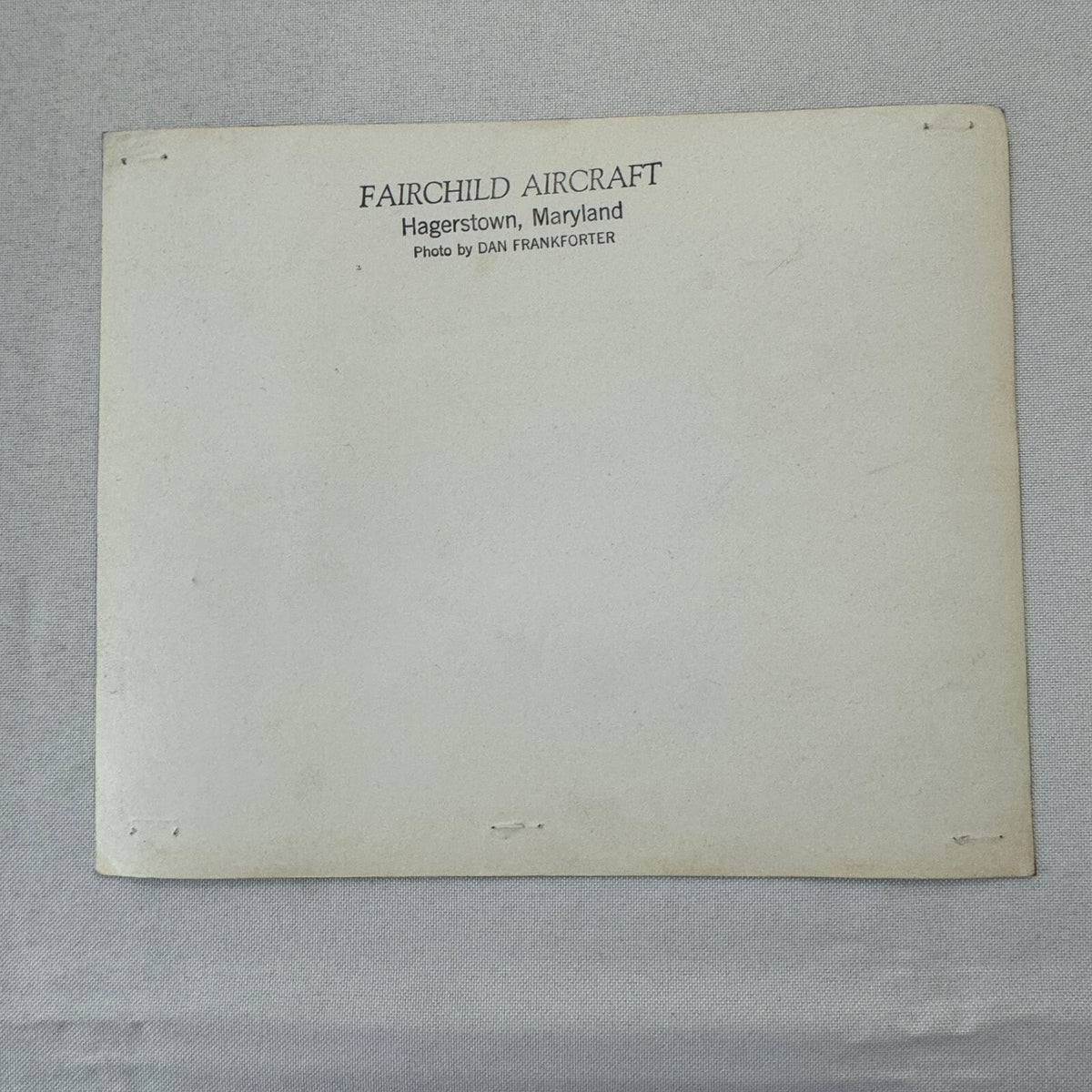 Fairchild Aircraft United States Air Force Airplane Plane Vintage Photo Truck