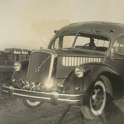 Vintage Photo Photograph of a Streamline Bus - Volvo ? Denmark ? 