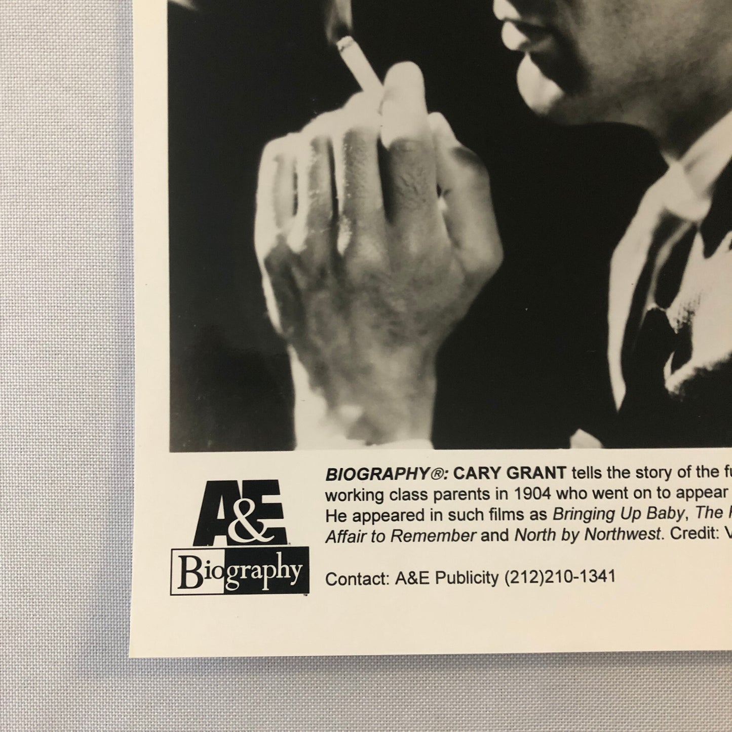 Cary Grand Hollywood Actor A&E Biography 1998 Television TV Show