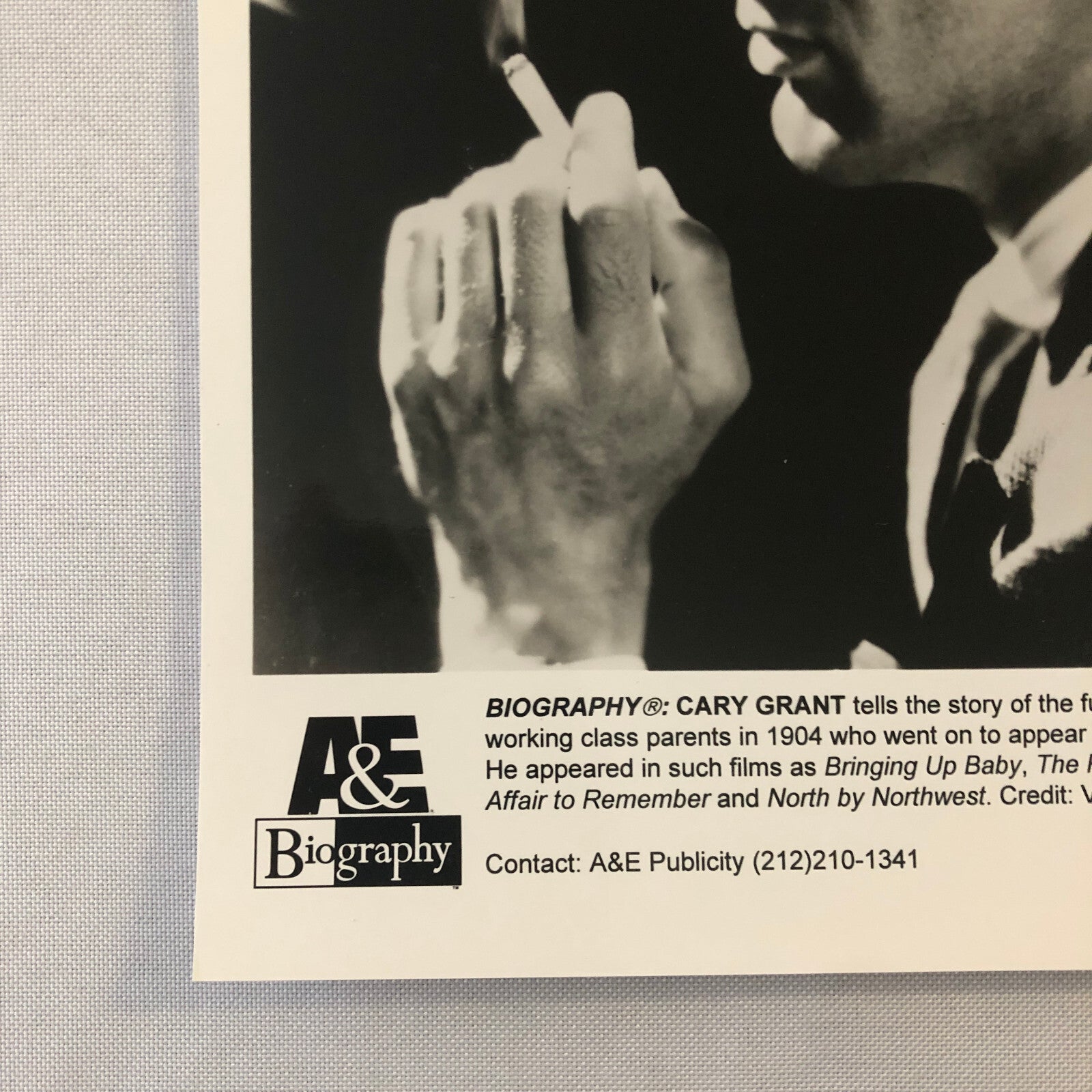 Cary Grand Hollywood Actor A&E Biography 1998 Television TV Show