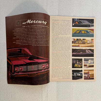 1965 Mercury Car Sales Brochure Catalog Park Lane Montclair Monterey Comet