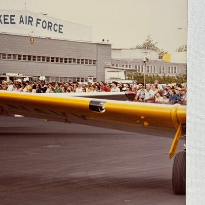 Vintage US Military Aircraft Airshow Photo Large Aviation Photograph Air Force