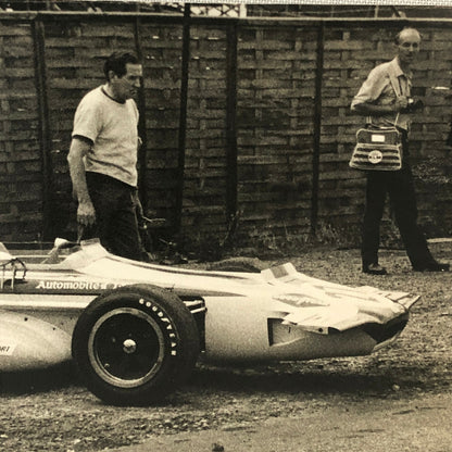 Vintage Racing Car Photo Photograph Print - Ronnie Peterson 
