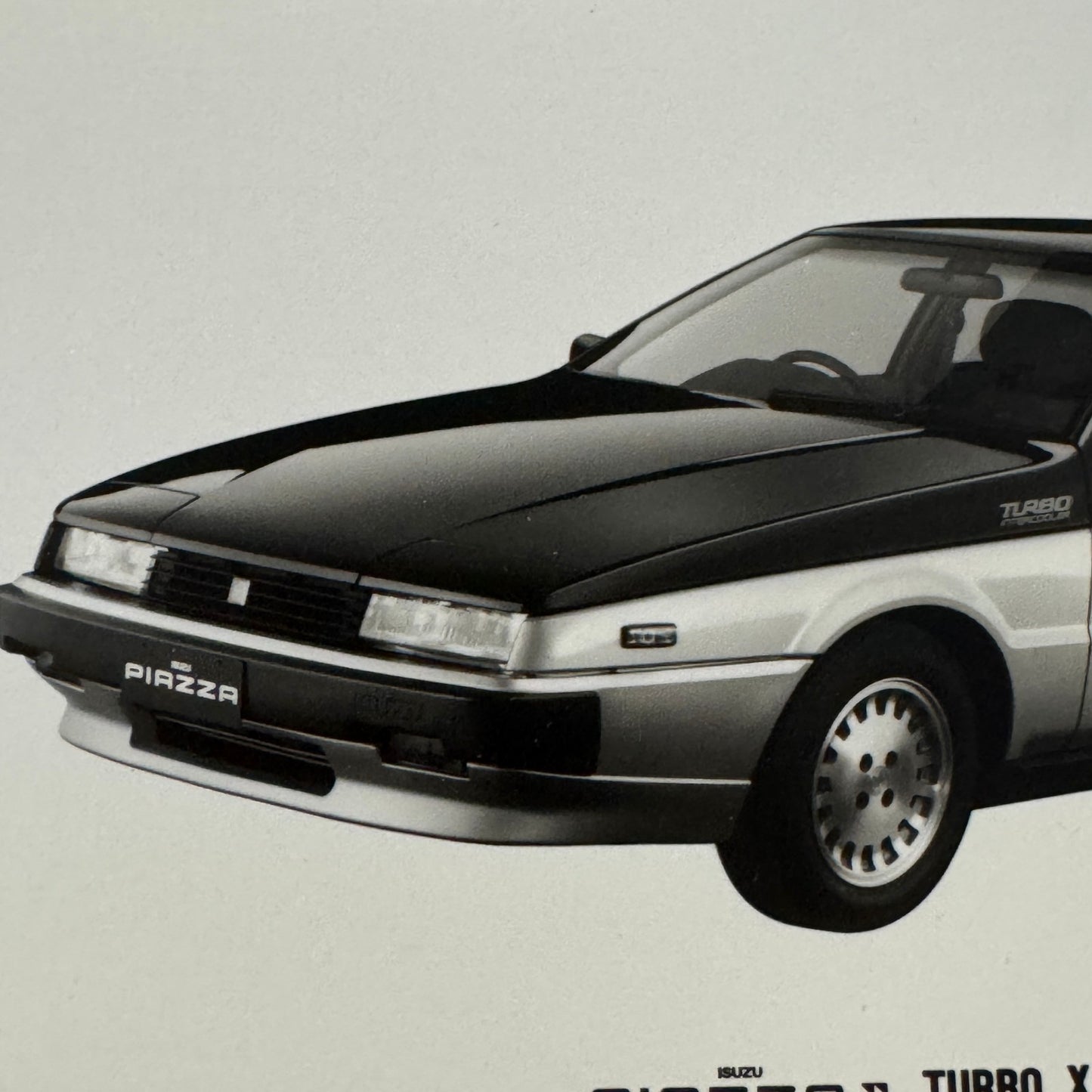 Vintage Isuzu Piazza Turbo XS Factory Press Photo Photograph Print