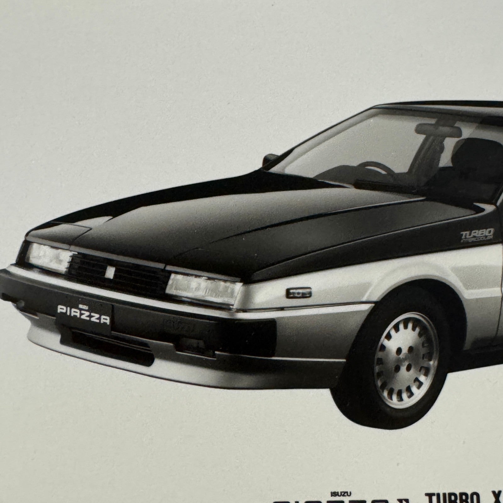 Vintage Isuzu Piazza Turbo XS Factory Press Photo Photograph Print
