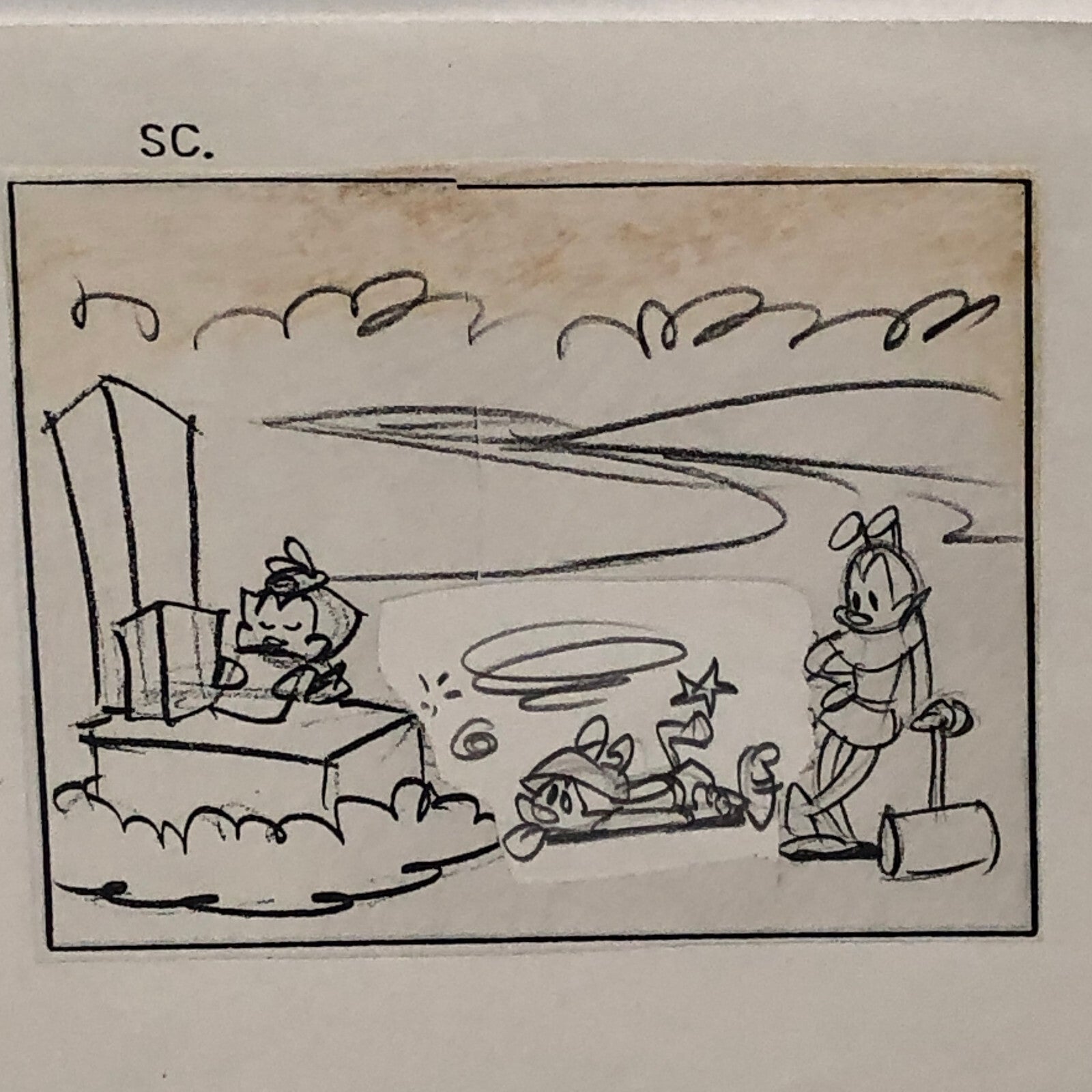 ANIMANIACS Animation Storyboard Illustration Drawing Sketch Art Story Board