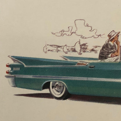 1959 Dodge Custom Royal Convertible Car Postcard Post Card Advertising