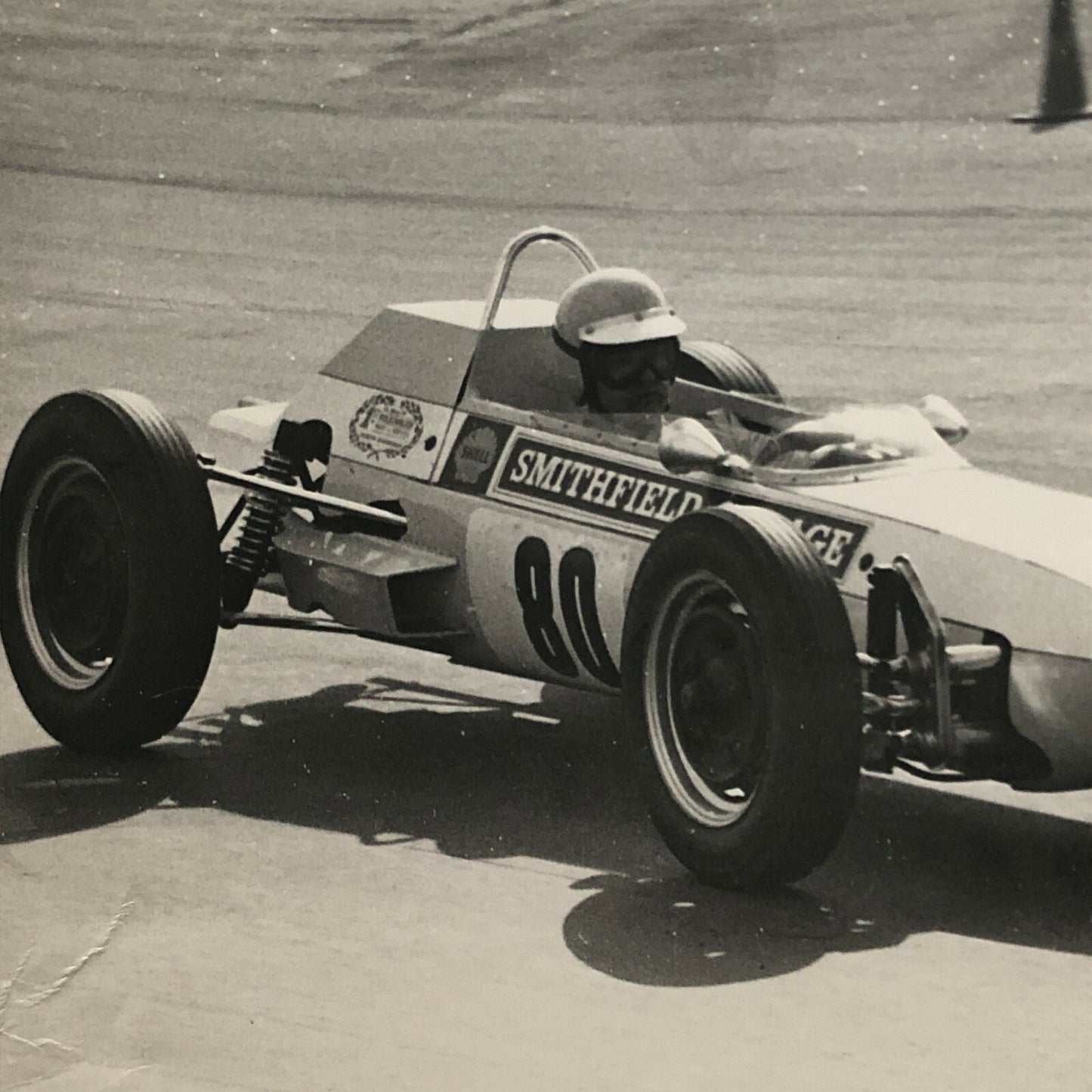 Vintage Racing Car Driver Photo Photograph Print 