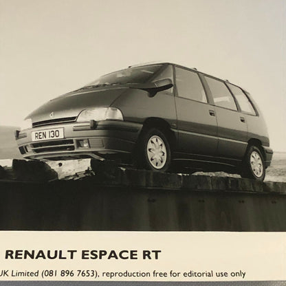 Renault Espace Mini Van Press Photo Photograph Lot of 4 - RN RT RXE Models 