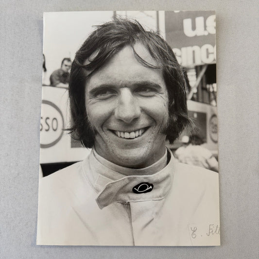 1973 Racing Driver Photo Emerson Fittipaldi Vintage Photograph F1 Formula 1