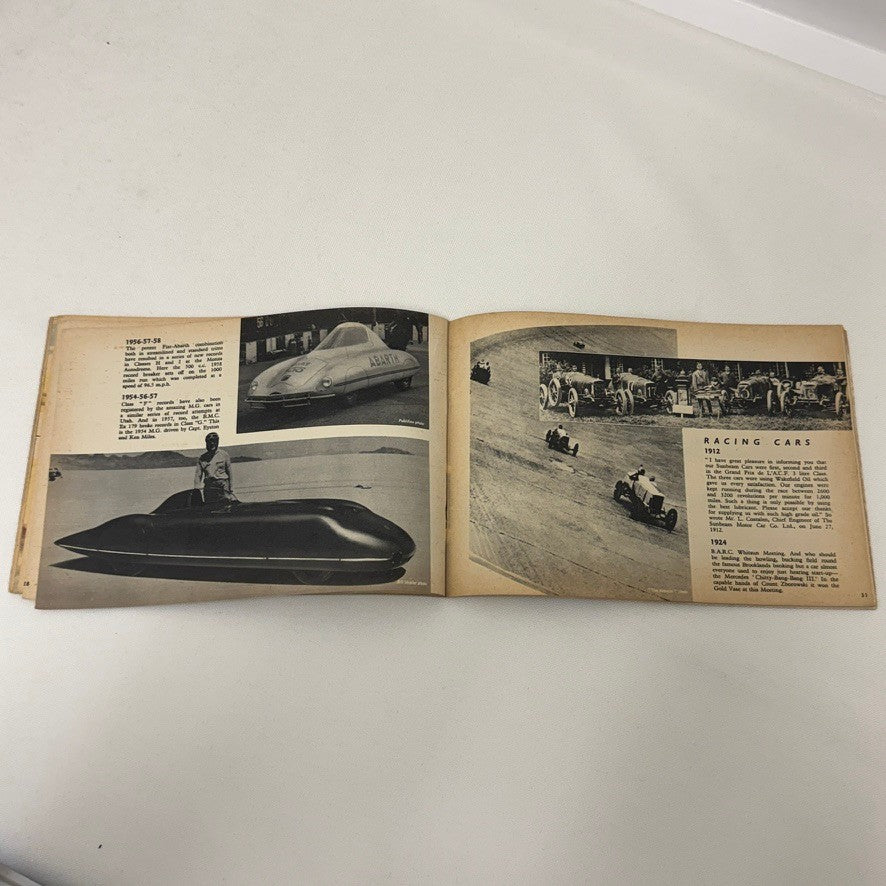 1959 Castrol Racing History Brochure Motorsport Motorcycle Car Aviation Boat +