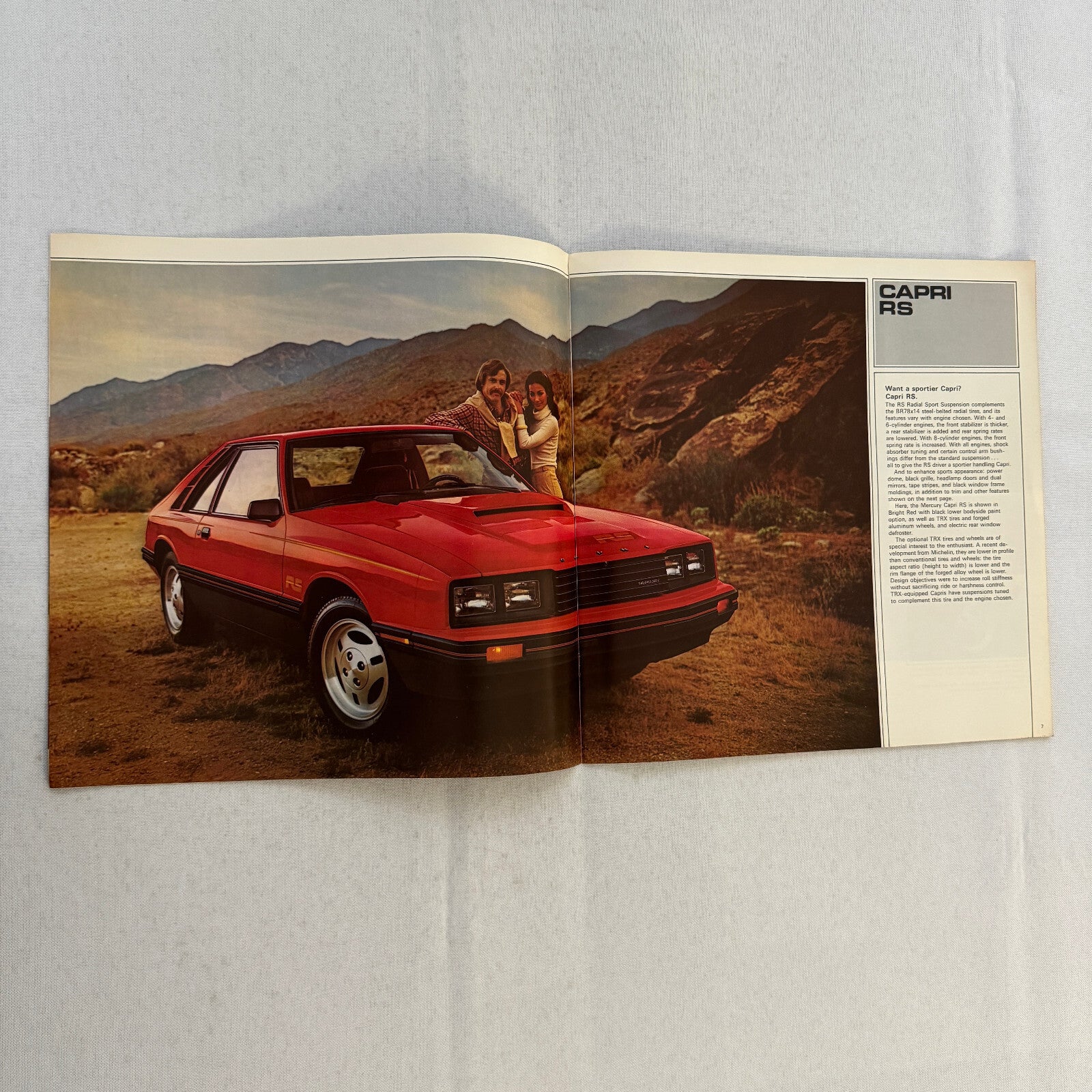 1979 Mercury Capri Car Sales Brochure Catalog Advertising Canadian