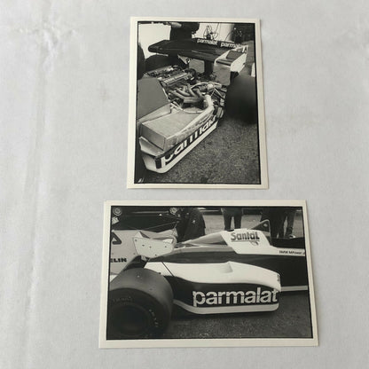 Vintage BMW Brabham Racing Parmalat Car F1 Photo Photograph Lot of 2 DPPI 