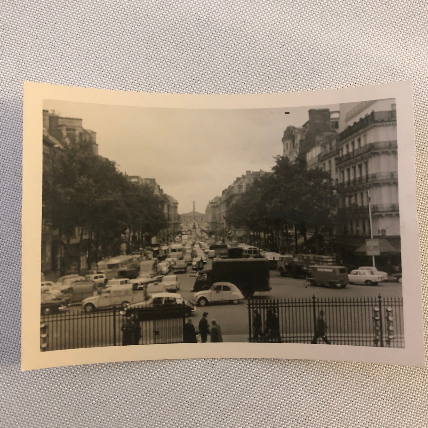 Vintage Photo Photograph Citroen Cars on Street France French ? Tag AL22SM1