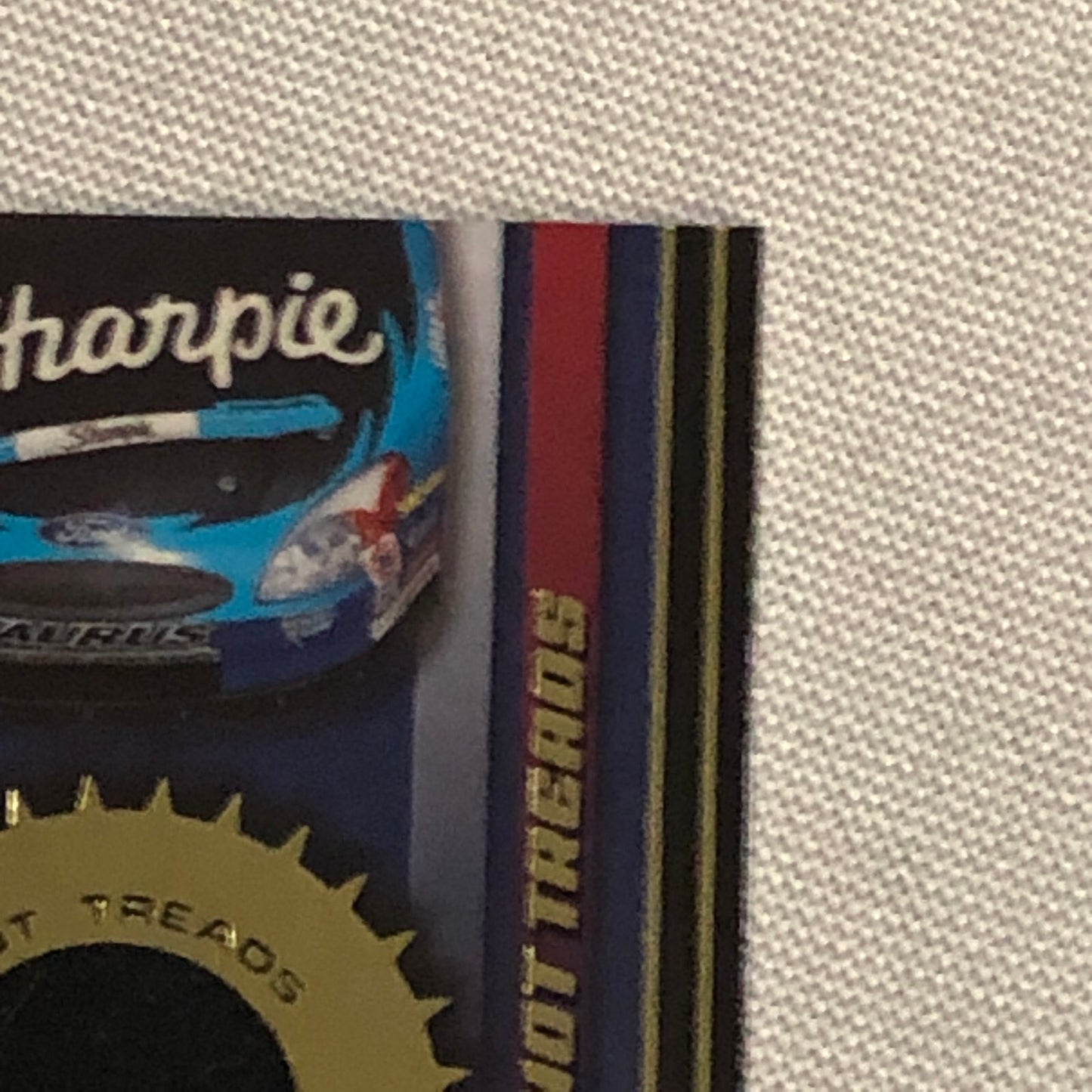 2002 Press Pass Hot Treads Tire Relic Card Kurt Busch NASCAR