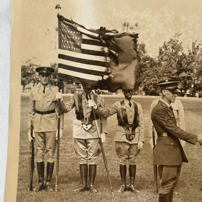 American Military Retirement of Army Sergeant William Pratt Press Photo 1933