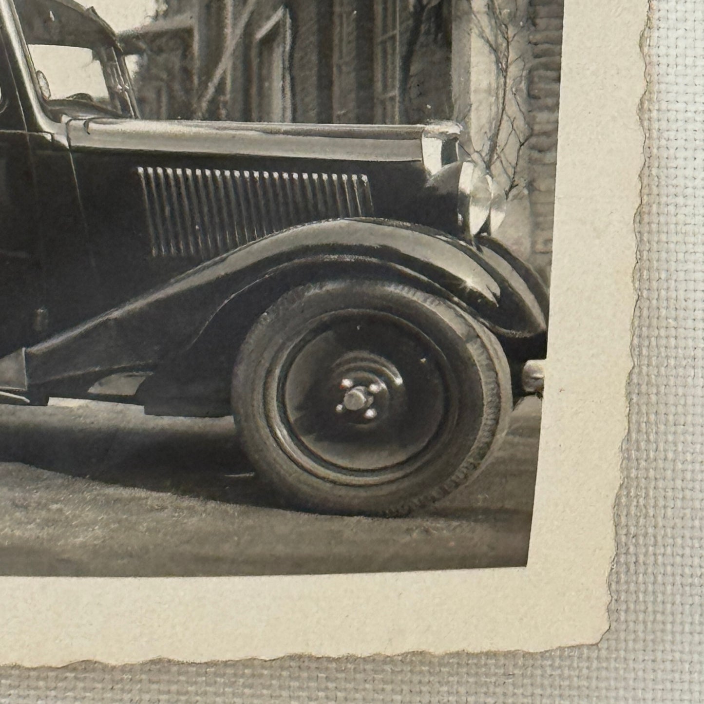 Vintage Photo Photograph Print Lot 2x Vintage Car Automobile