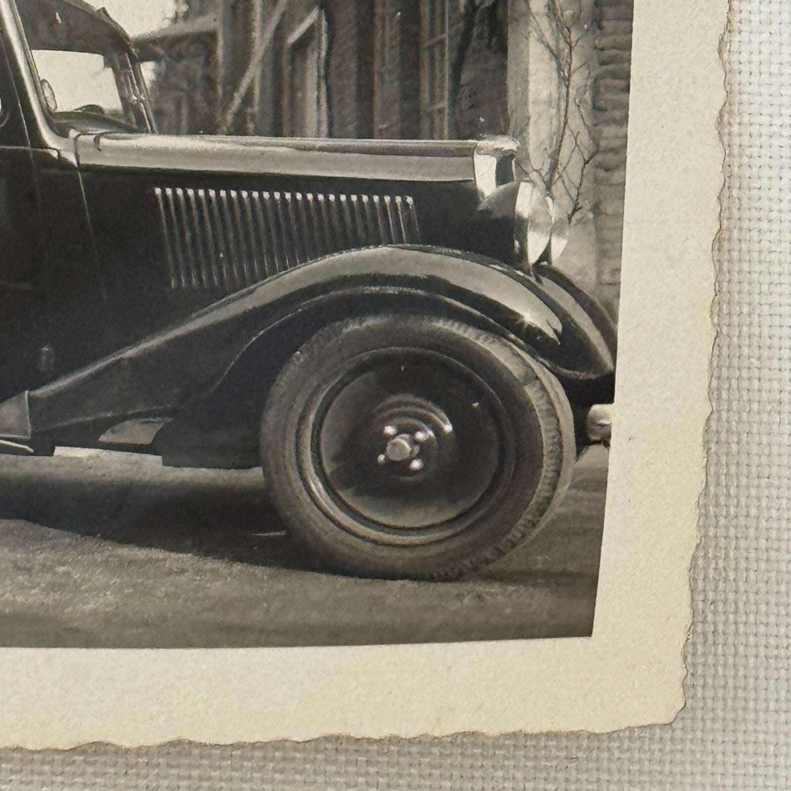 Vintage Photo Photograph Print Lot 2x Vintage Car Automobile