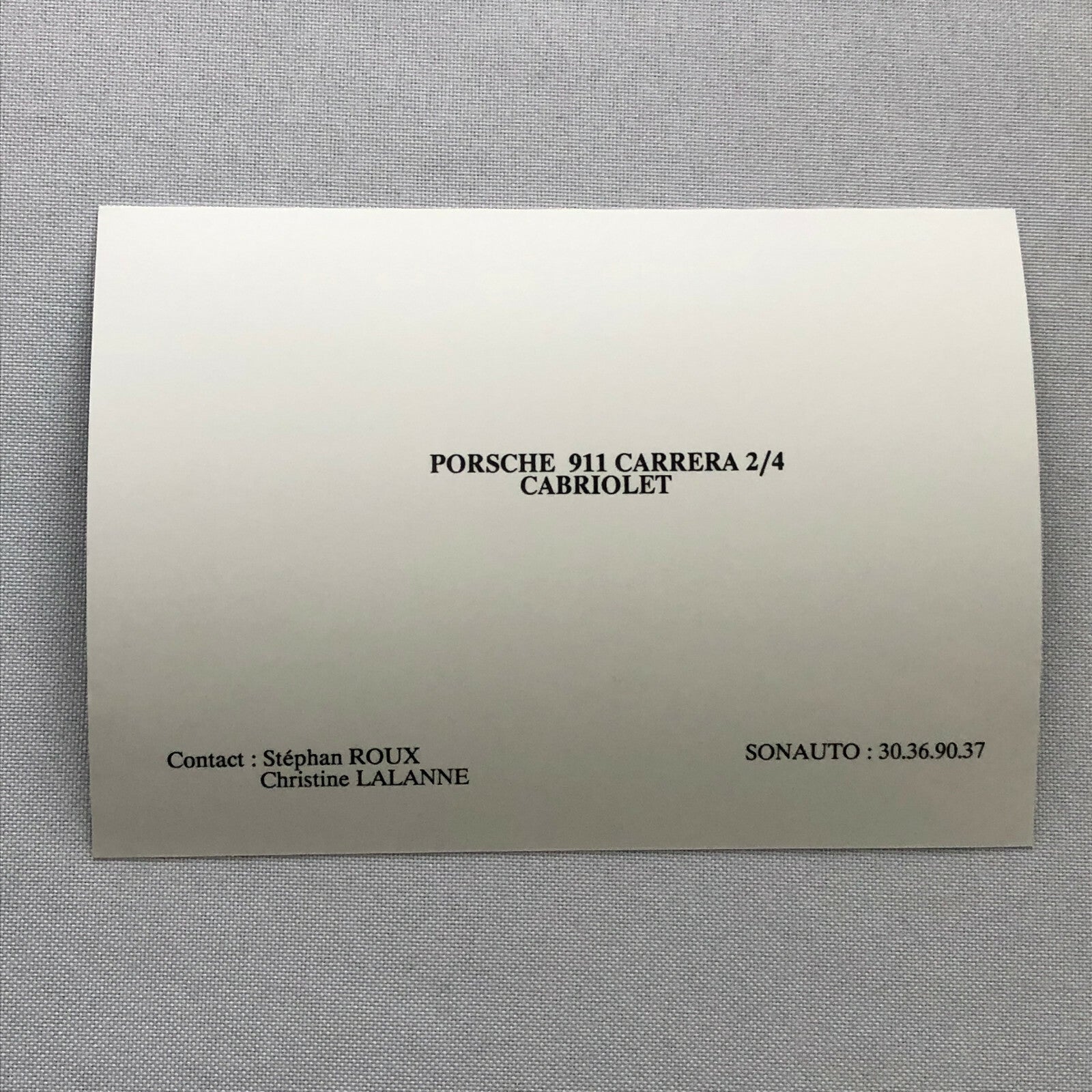 Porsche 911 Carrera 2/4 Cabriolet Factory Press Photo Photograph Print 