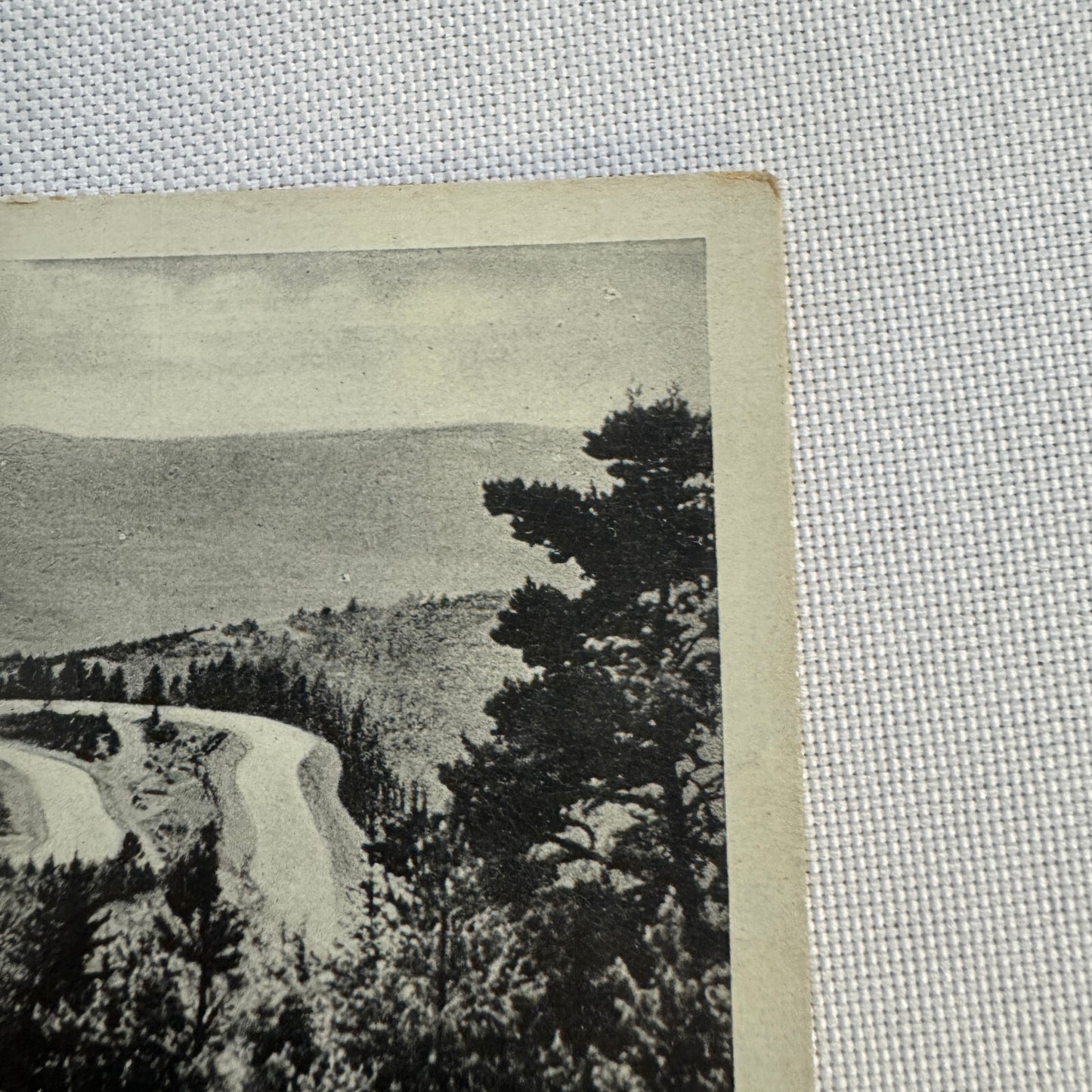 Vintage Nurburgring Racing Postcard Post Card 1936 Postmark Race Track Car