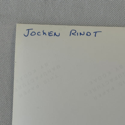 Racing Driver Jochen Rindt Photo Photograph Vintage Image Modern Print