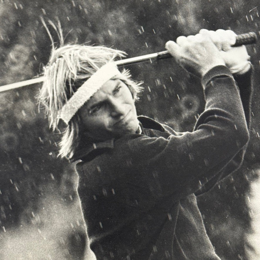 Vintage Golf Photograph Professional Golfer Unidentified 1980