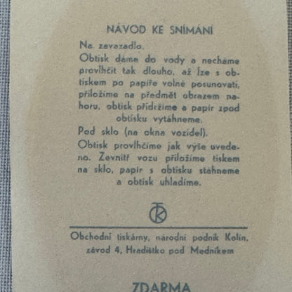 Vintage Hotel Travel Label Hotel Europa Brno Czech Republic Czechia