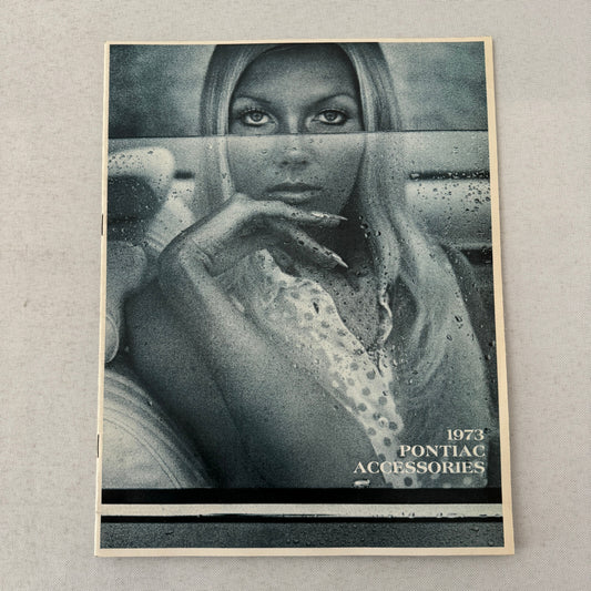 1973 Pontiac ACCESSORIES Sales Brochure Catalog Firebird Ventura GTO Catalina +