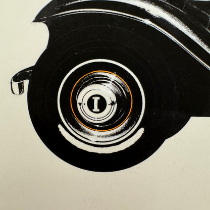 Graf & Stift Type MF6 Berline Car Automobile Illustration Art Drawing Hand Drawn