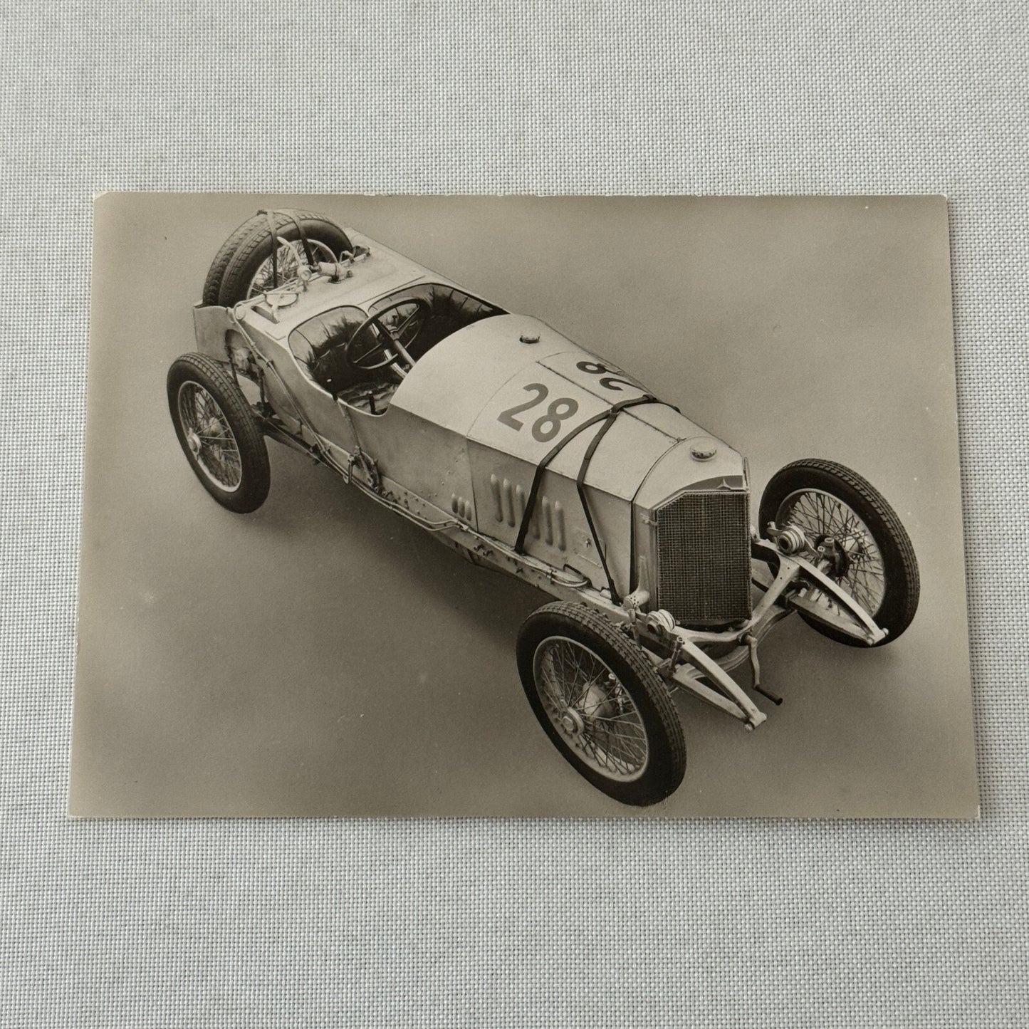 1914 Mercedes Benz Grand Prix Racing Car Factory Photo Postcard Post Card