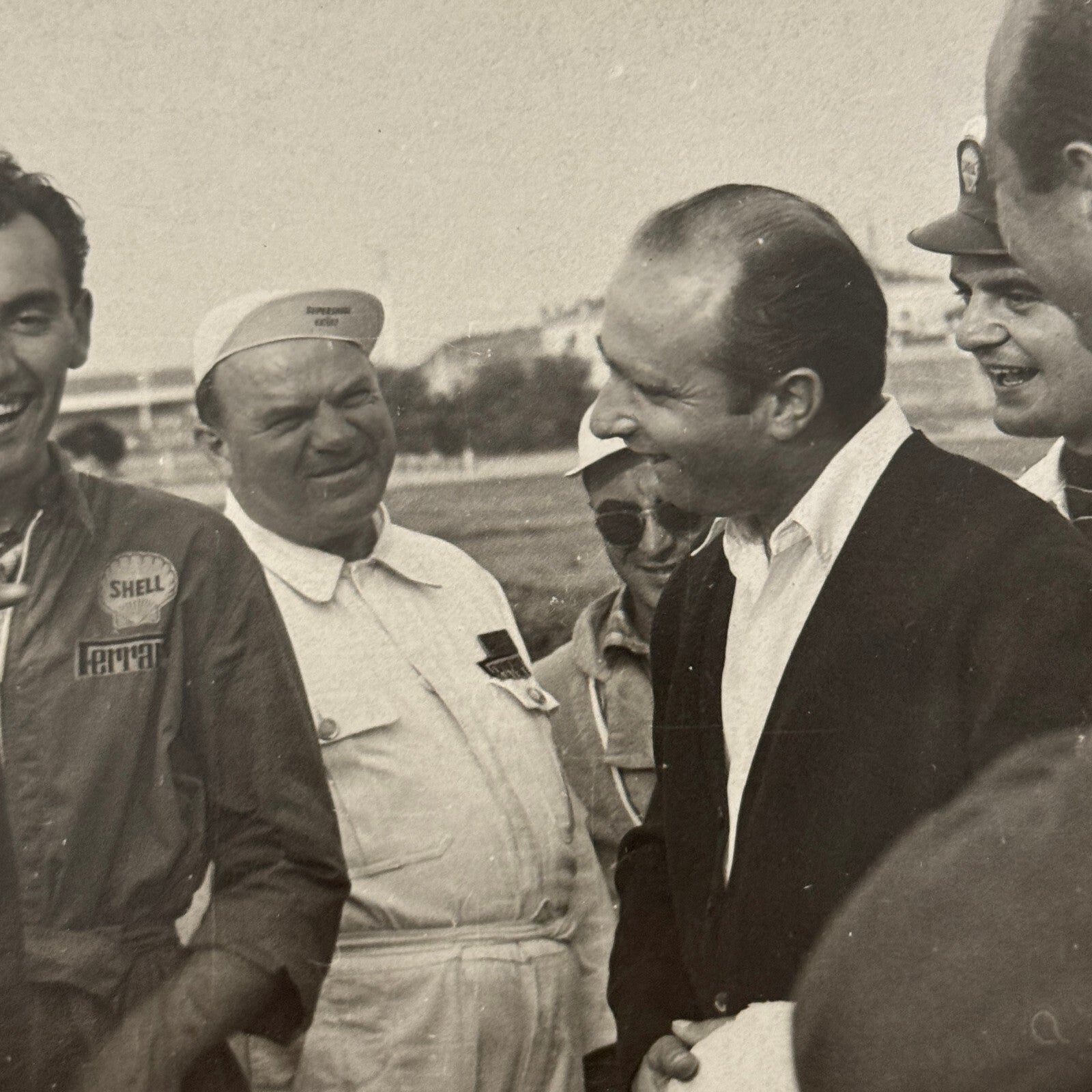 Juan Manuel Fangio Luigi Musso Racing Driver Photo Photograph