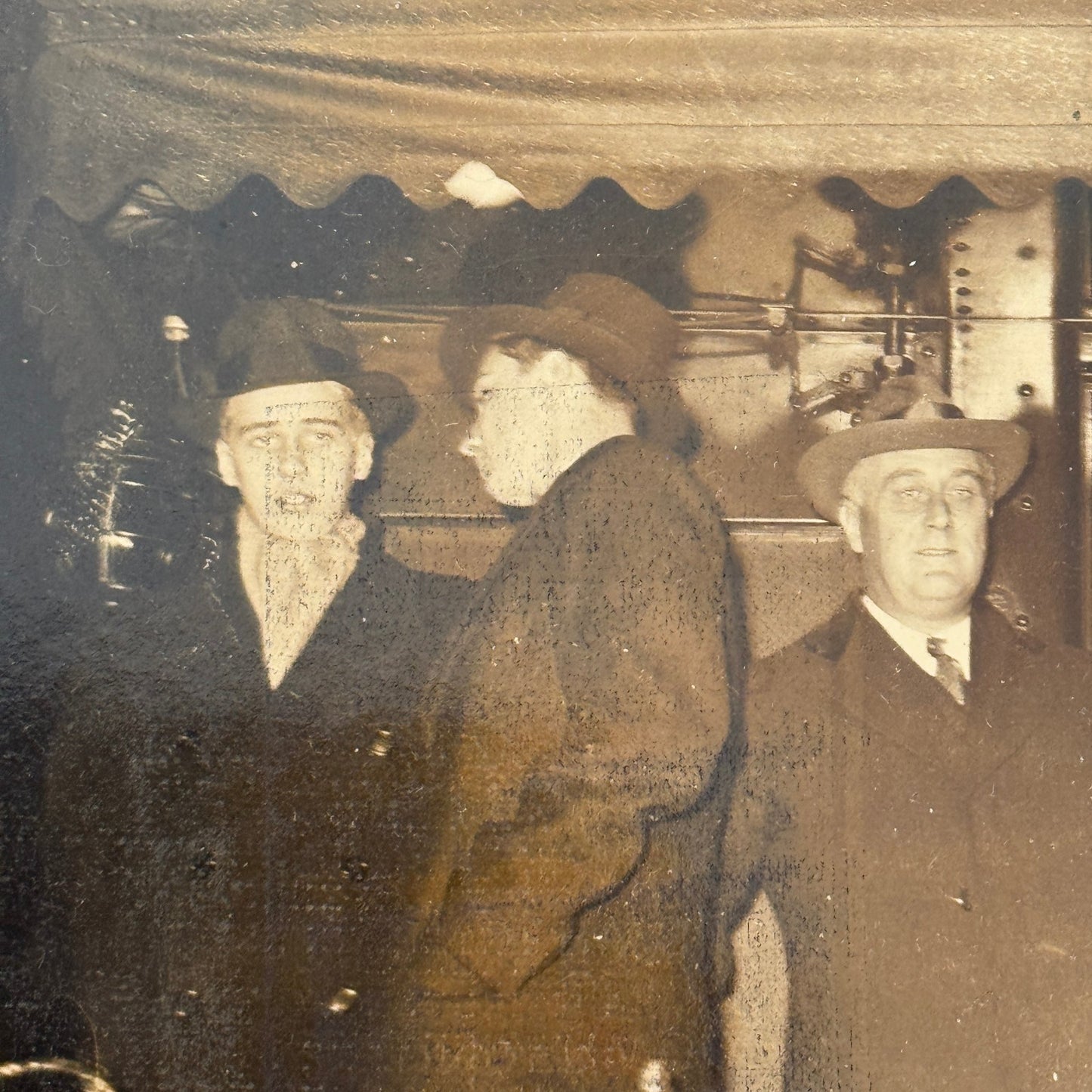 Press Photo Photograph President Franklin Roosevelt Inauguration Train 1933