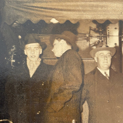 Press Photo Photograph President Franklin Roosevelt Inauguration Train 1933