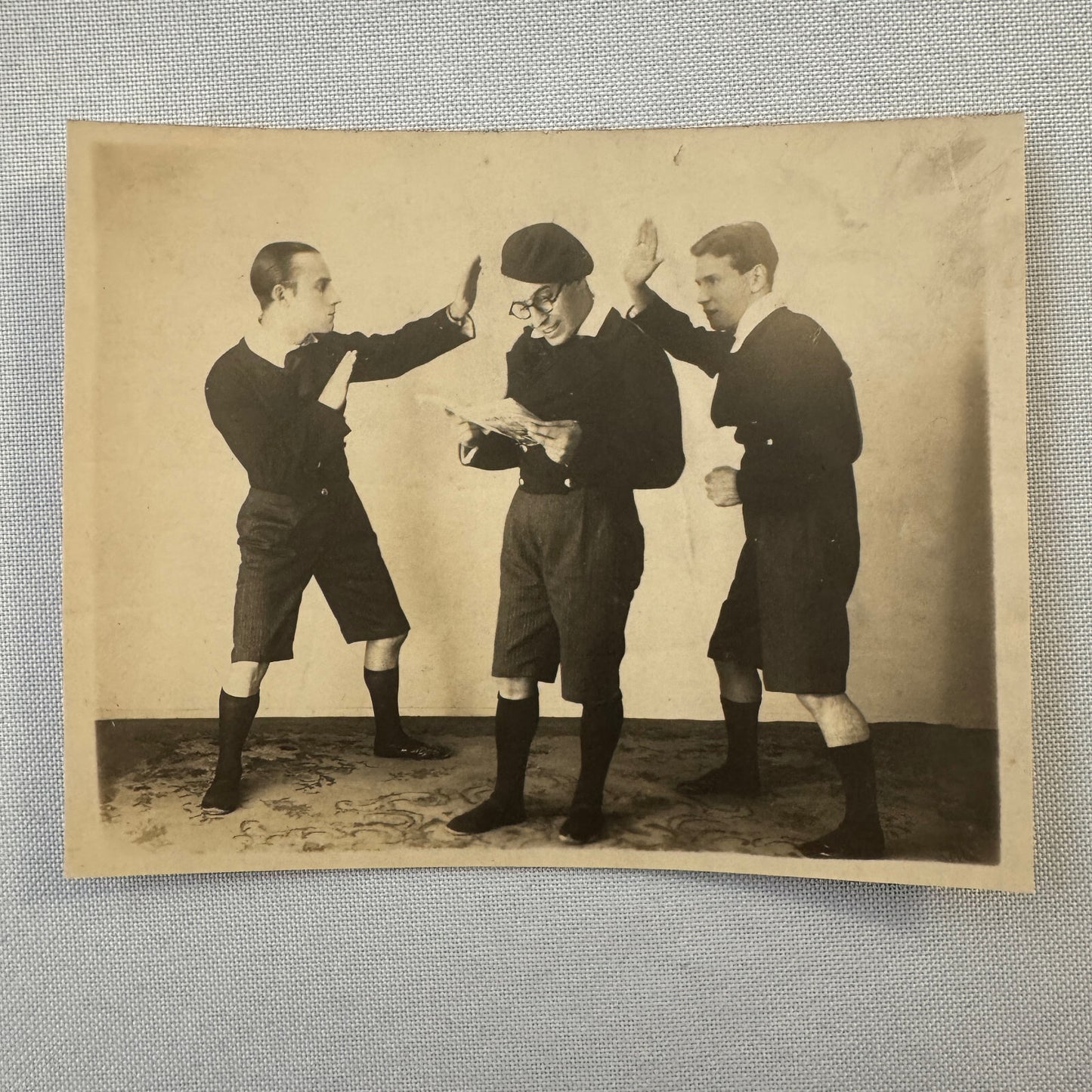 Circus Performer Comedy Acrobat Act Vintage Troupe Frilli