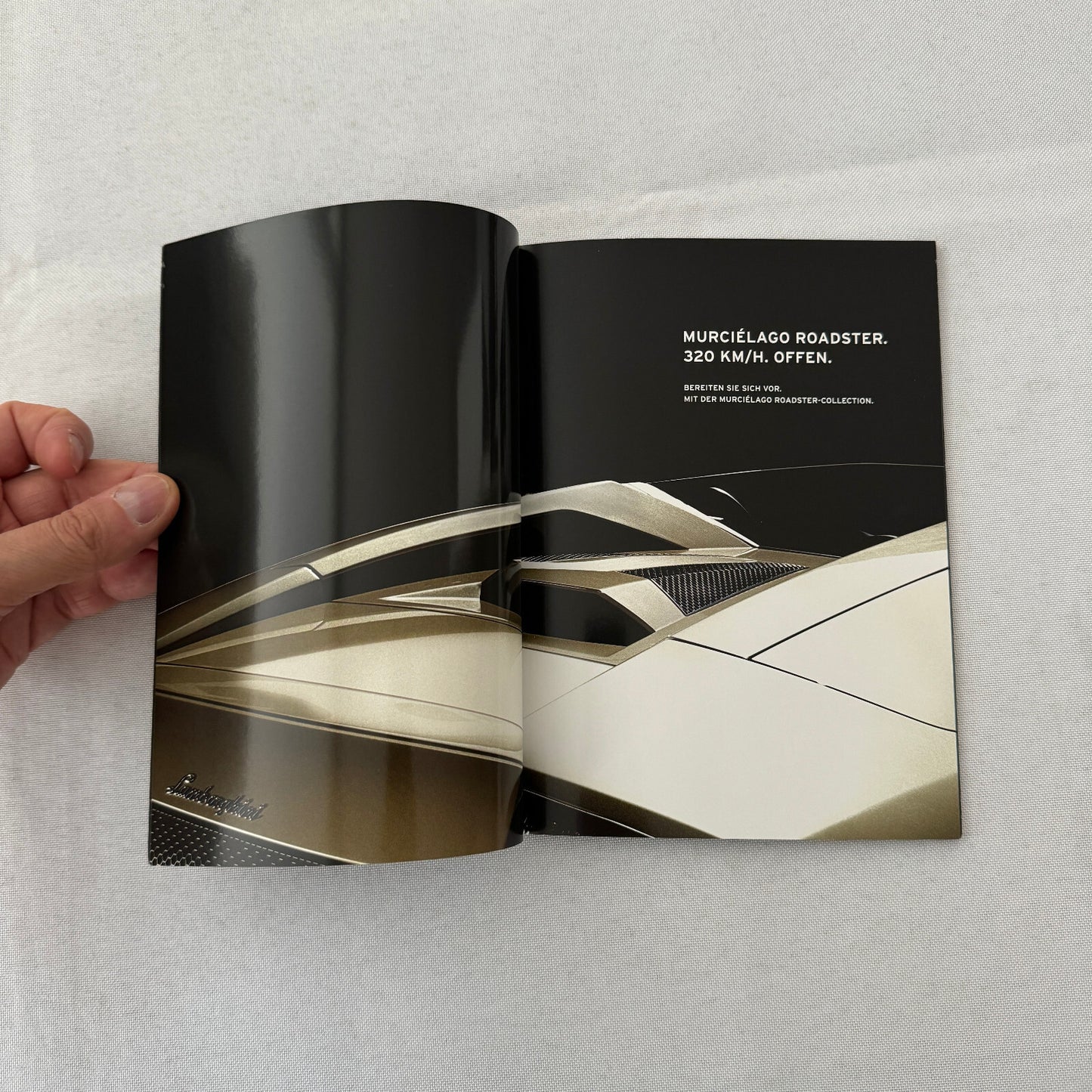 Lamborghini Murcielago ROADSTER Supercar Sales Brochure Catalog GERMAN Text