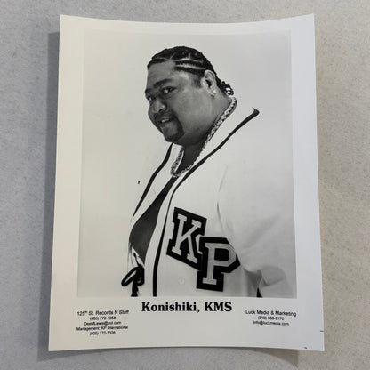 Konishiki KMS Publicity Press Photo Photograph Artist Hawaiian Hawaii