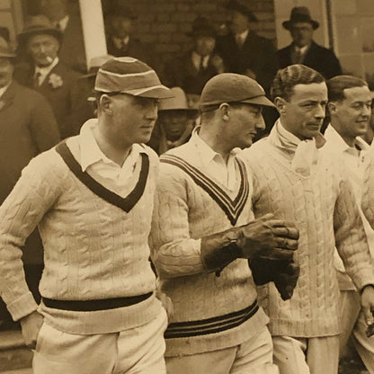 Press Photo Photograph Cricket Match West Indies Cricket Team Cricketers 1933
