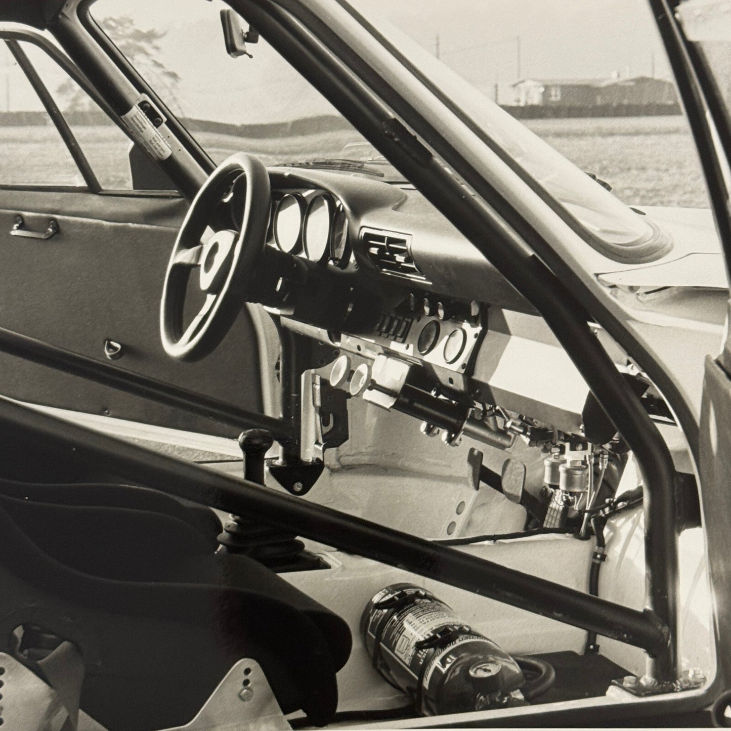 Porsche Racing Car Interior Photo Photograph Print
