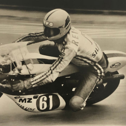 Vintage Motorcycle Racing Postcard Post Card Mati Reynup Germany