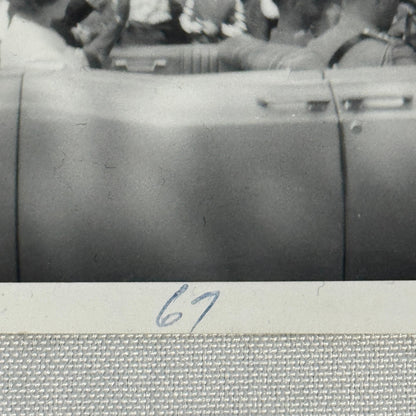 Vintage Presidential Motorcade Car Photo Lady Bird Johnson Lyndon Baines Johnson