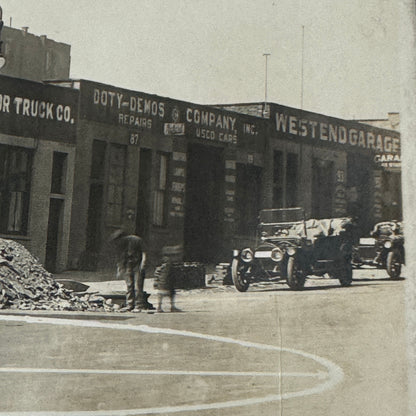 Antique Truck Factory Press Photo Photograph Vintage