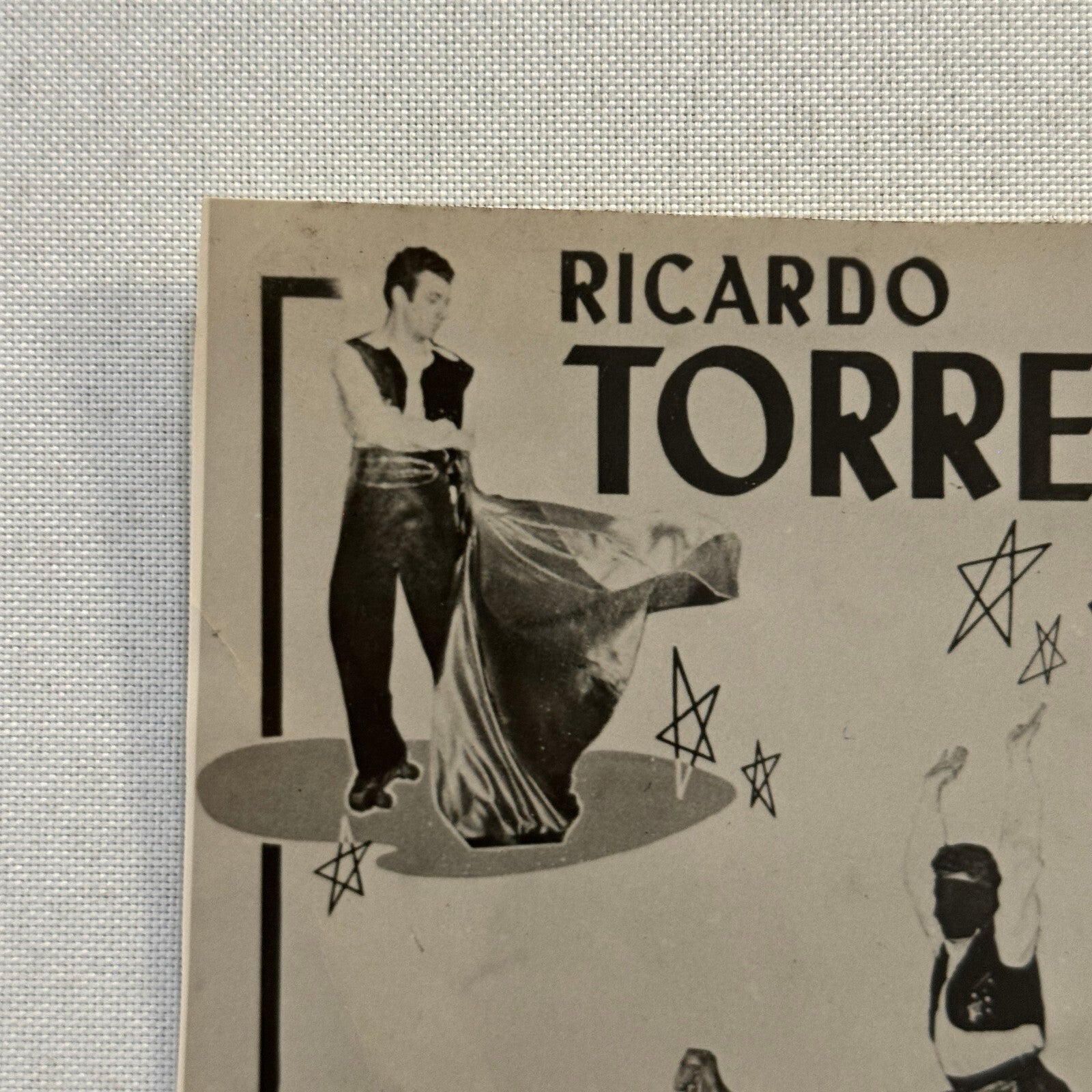 Vintage Circus Roller Skating Danger Act Postcard Post Card Ricardo Torez
