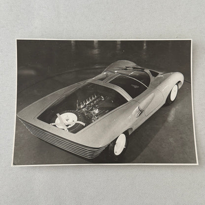 Vintage Concept Car Photo Photograph Print Unidentified Fiat Alfa Romeo