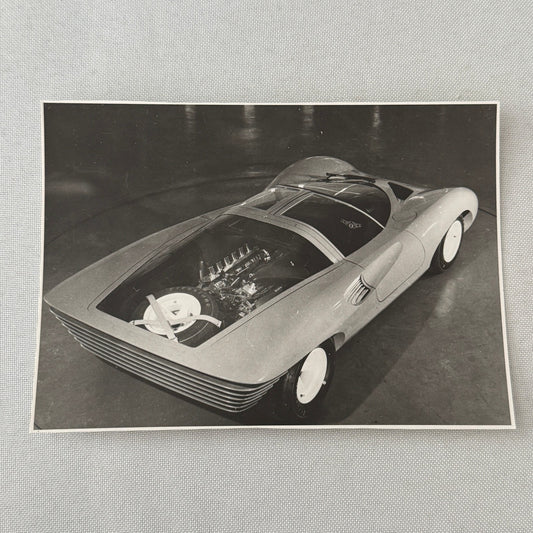 Vintage Concept Car Photo Photograph Print Unidentified Fiat Alfa Romeo